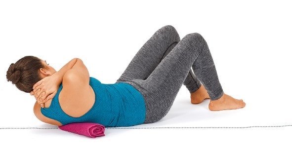 Bild eienr Übung aus dem Buch Gesunde Faszien. Ihr Trainingsprogramm