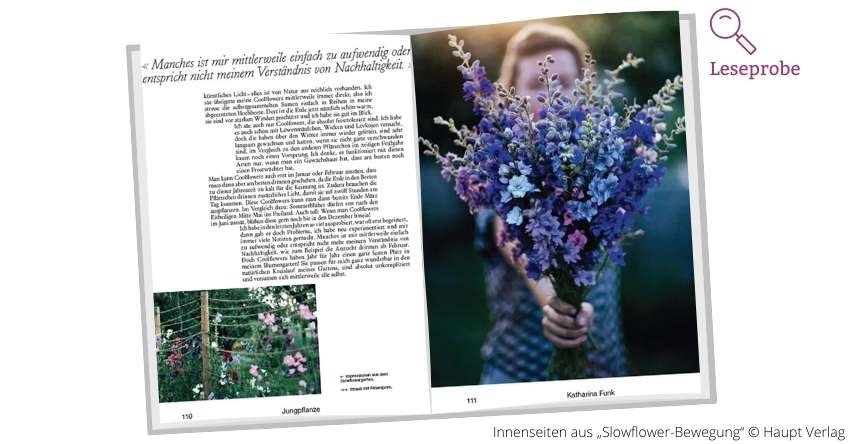 Jungpflanze - Slowflower-Bewegung