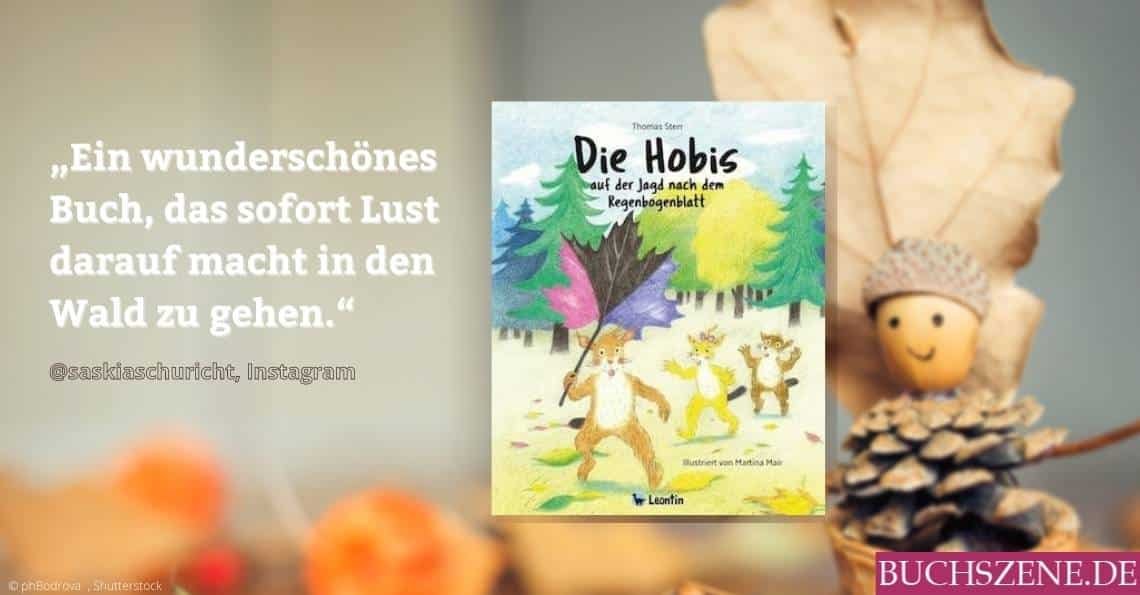 Kinderbuchblog Oktober Die Hobis auf der Jagd nach dem Regenbogenblatt