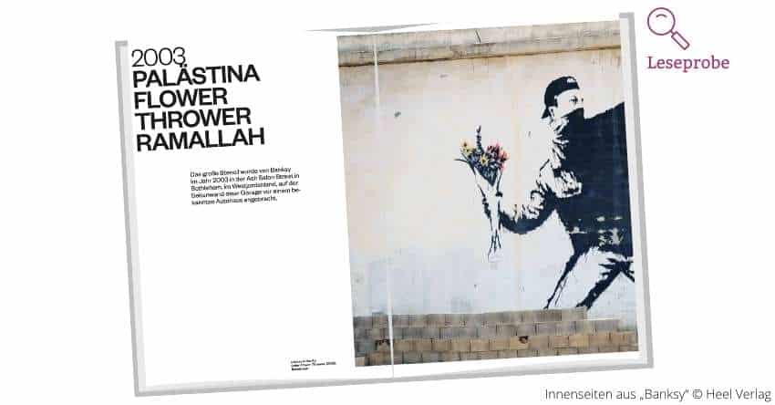 Palästina Flower Thrower Ramallah