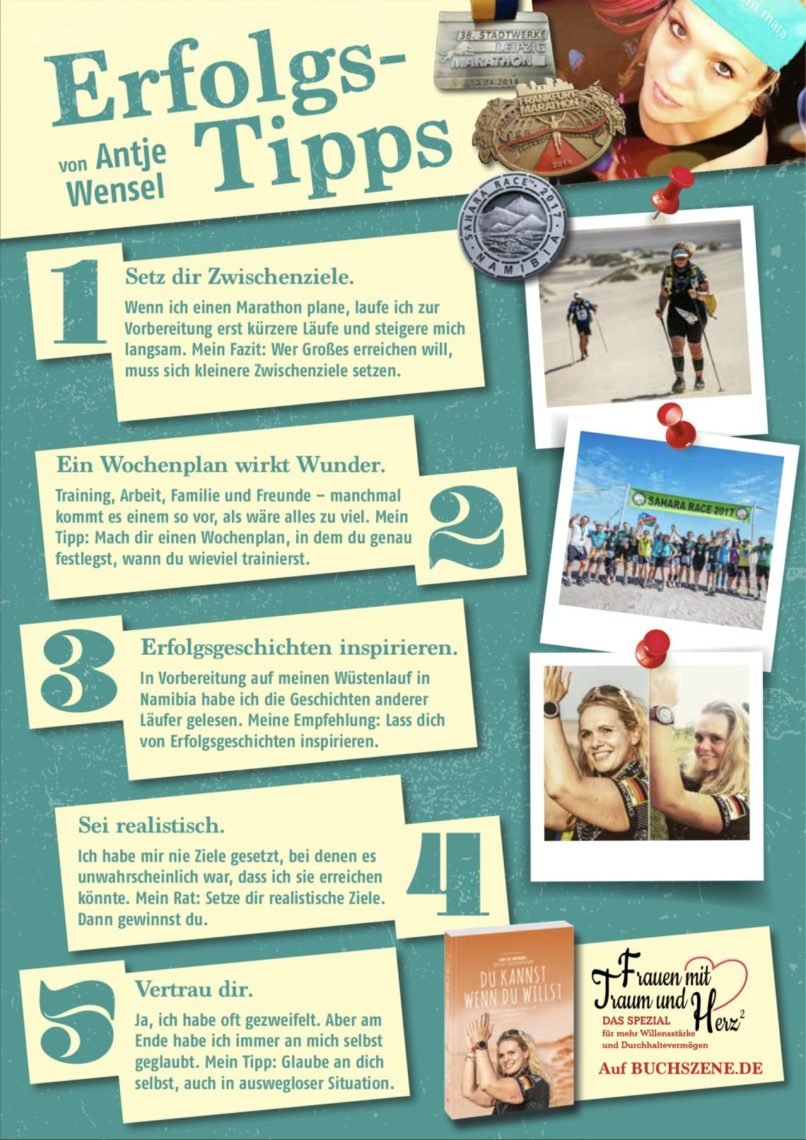 Erfolgstipps von Antje Wensel