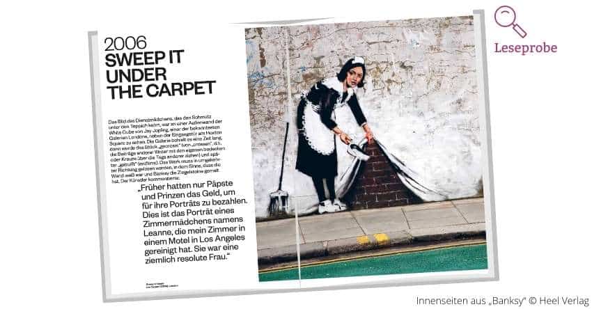 Sweep it under the carpet - Banksy