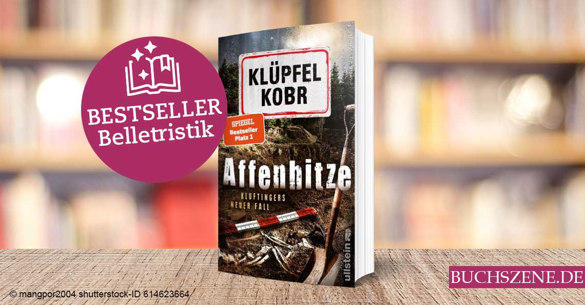 Titelbild Bestseller Belletristik Affenhitze