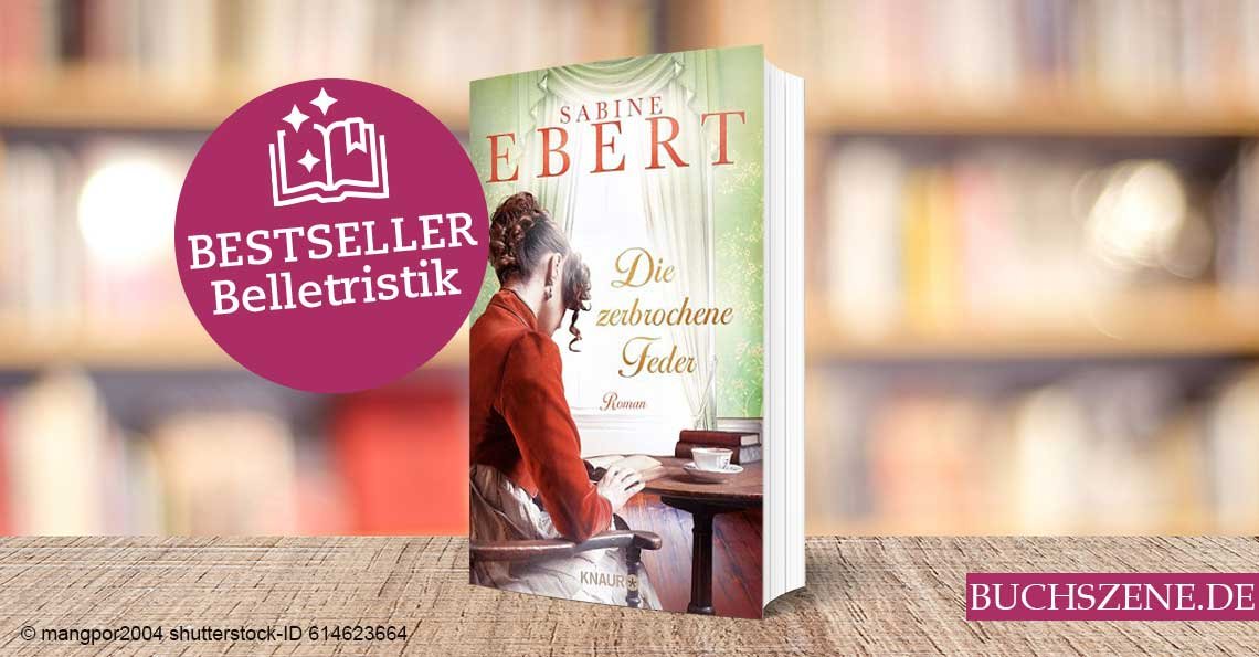 Titelbild Bestseller Belletristik Die zerbrochene Feder