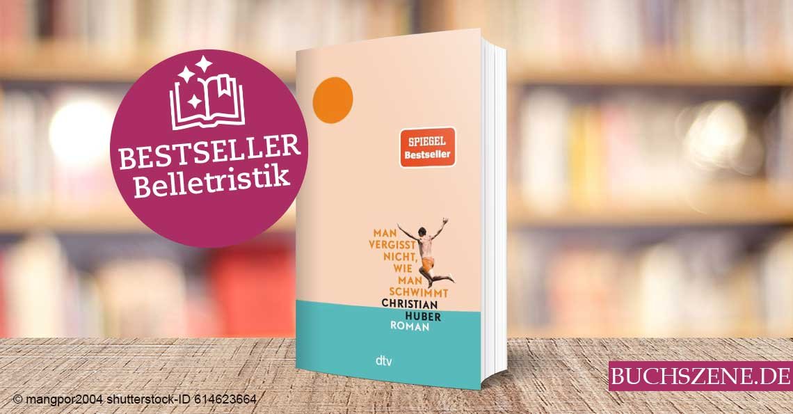 Titelbild Bestseller Belletristik Man vergisst nicht, wie man schwimmt