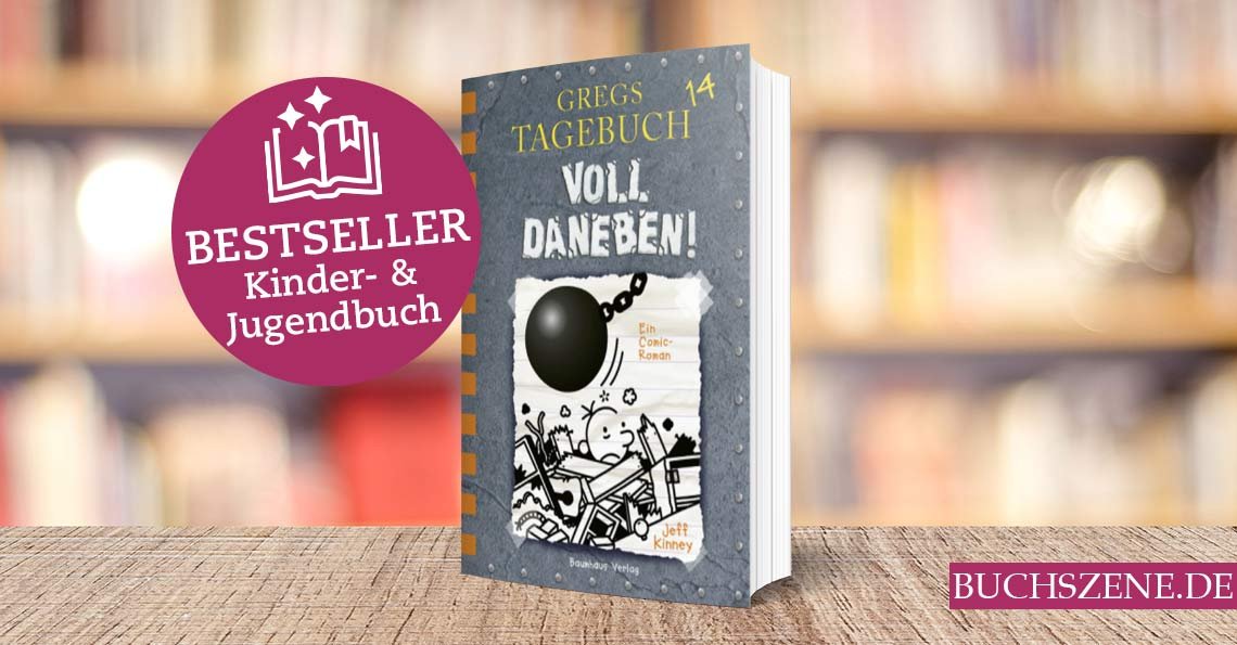Titelbild Gregs Tagebuch 14 voll daneben Bestseller