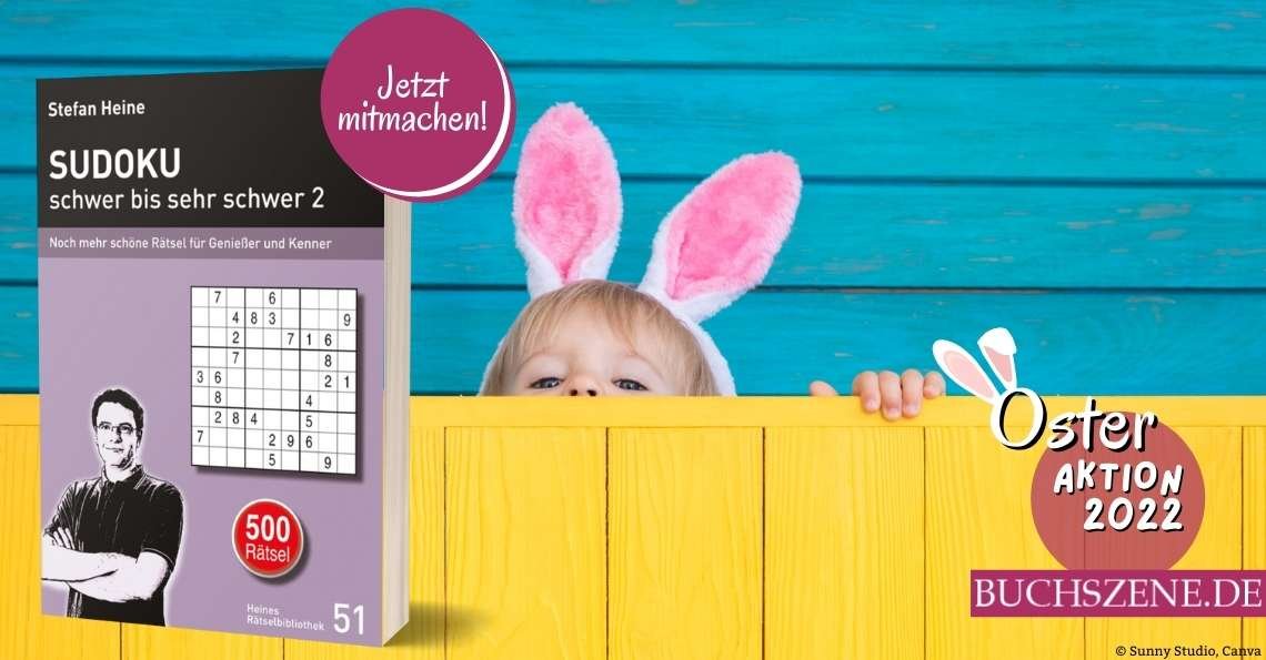 Titelbild Sudoku schwer bis sehr schwer 2 Ostern 2022