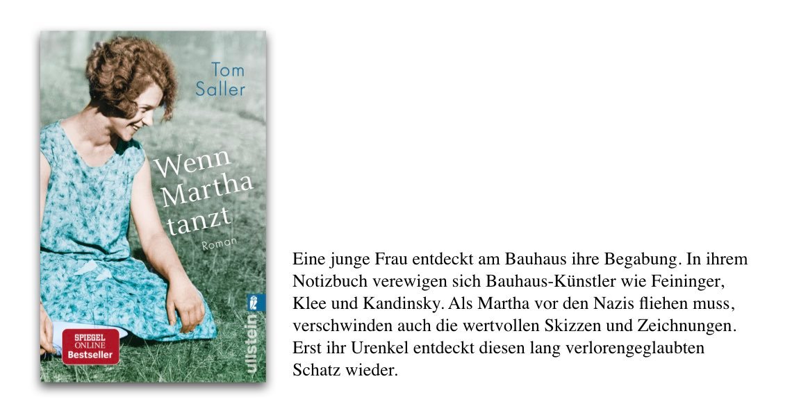 Wenn Martha tanzt – Buchtipp von Literaturagent Thomas Schmidt