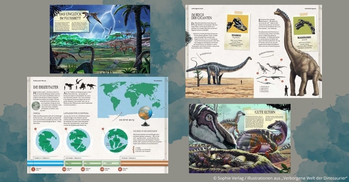 Innenseiten Verborgene Welt der Dinosaurier