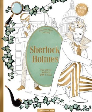 Cover von Sherlock Holmes – Das große Malbuch zum 1. Fall